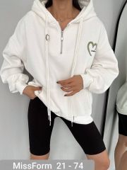 SALE❣️ Худи на футере со змейкой в пастельных тонах