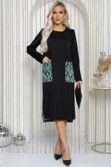 П12212-25 Платье LADY TAIGA Черное