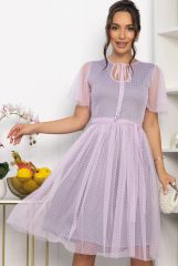 545359 LT Collection Платье розовый/серый