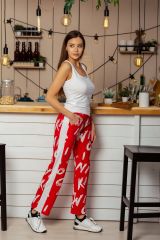 425313 Натали Брюки красный