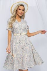 527593 LT Collection Платье бежевый