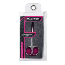 Frau Finger Ножницы маникюрные для кутикулы изогнутые / Professional FSP-133DP, матовые, ручная заточка, 9,5 см