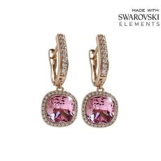 Серьги с кристаллами Swarovski