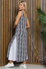 532683 LT Collection Сарафан сине-белый
