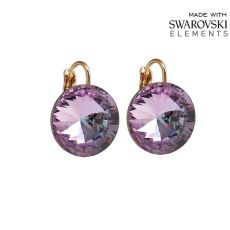 Серьги с кристаллами Swarovski