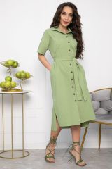 538114 LT Collection Платье фисташковый