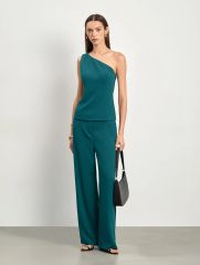 Топ приталенный, B3067/aloe