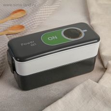 4916156 Контейнер для обеда IDEA «Кофе», 0,5+0,5 л