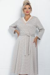 П11228 LT Collection Платье бежевый