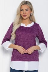 497807 LT Collection Джемпер сиреневый