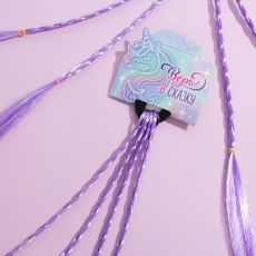 5427137 Косички на резинке «Верь в сказку», дл. 40 см