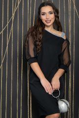 П11920 LT Collection Платье чёрный