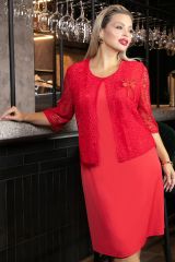 П11609 Платье LADY TAIGA Красное