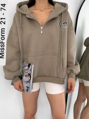 SALE❣️ Худи на футере со змейкой в пастельных тонах