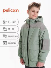 BZJC3369 PELICAN Ветровка Светло-зеленый