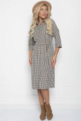 П11219 Платье LADY TAIGA Клетка