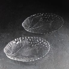 Блюда Paşabahçe Sultana, 23×18 см, набор 2 шт.,стекло, прозрачные