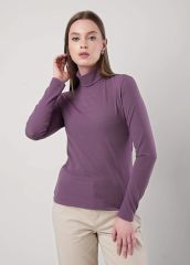 542155 CLEVER Водолазка бордовый