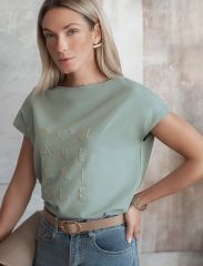 506639 VILATTE Футболка св.оливковый_unique