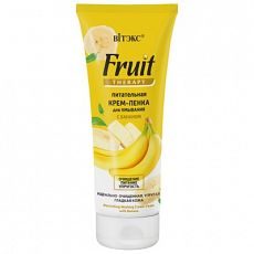 028530 Biтэкс FRUIT Therapy. Питательная крем-пенка для умывания «Банан», 200 мл