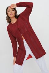 499895 Ankoli Кардиган красный
