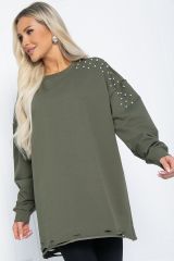 Б12366-1 LT Collection Свитшот хаки