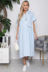 П10483 Платье LADY TAIGA Голубое