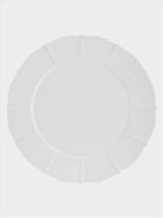 Тарелка обеденная, 26,5 см, фарфор F, белая, Lotus white