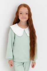 506264 CROCKID Джемпер дымчатый нефрит