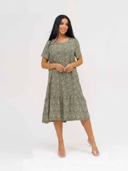 НФ-00154803 Текс-плюс Платье Зеленый