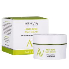 Aravia Laboratories Крем для лица матирующий / Anti-Acne Mat Cream, 50 мл