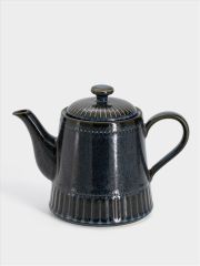 Чайник заварочный, 1 л, фарфор P, черно-синий, в крапинку, Black Kitchen
