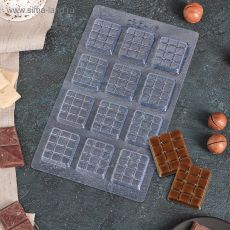 4515967 Форма для шоколада «Вкусная плитка шоколада», 22×13 см