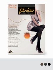 468064 Filodoro Колготки Tabacco Melange (Коричневый)