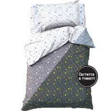 5017257 Постельное бельё 1.5-спальное «Этель» Starry sky, бязь