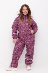 CROCKID Комбинезон ВК 60098/н/4 ГР насыщенная клюква, милые цветочки