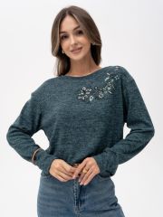 525227 Binita Джемпер Изумрудный
