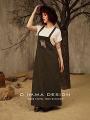 531806 DIMMA Сарафан Коричневый