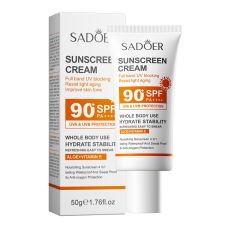 Солнцезащитный крем SADOER с высоким уровнем уф защиты SPF90+, 50g