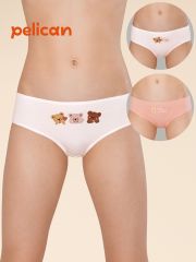 GULB3365(3) PELICAN Трусы Молочный/пудра/молочный