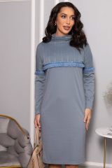 LT Collection Платье П14513-10М серый