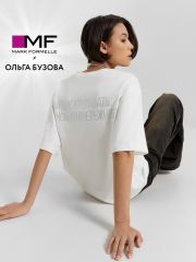 534765 MARK FORMELLE Футболка белый +печать