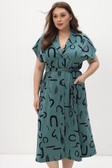 422308 Lika Dress Халат Хаки
