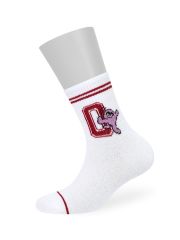 Omsa Носки OMSA kids Calzino 21S02 с буквами на резинке Bianco (Белый)