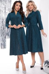П12006 LT Collection Платье бирюзовый