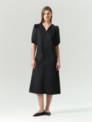Платье миди из 100% хлопка, PL1720/essence