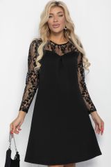 П11398 Платье LADY TAIGA Черное