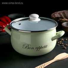 2292802 Кастрюля «Лайм» 4 л, стеклянная крышка