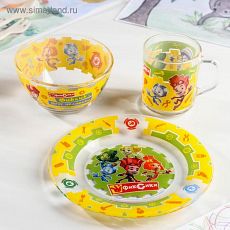 4264778 Набор посуды детский "Фиксики", 3 предмета