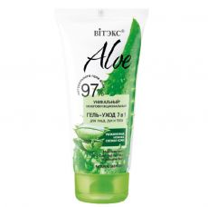 027524 Vitex ALOE 97%. Многофункциональный АЛОЭ гель-уход для лица, рук и тела 7-в-1, 150 мл